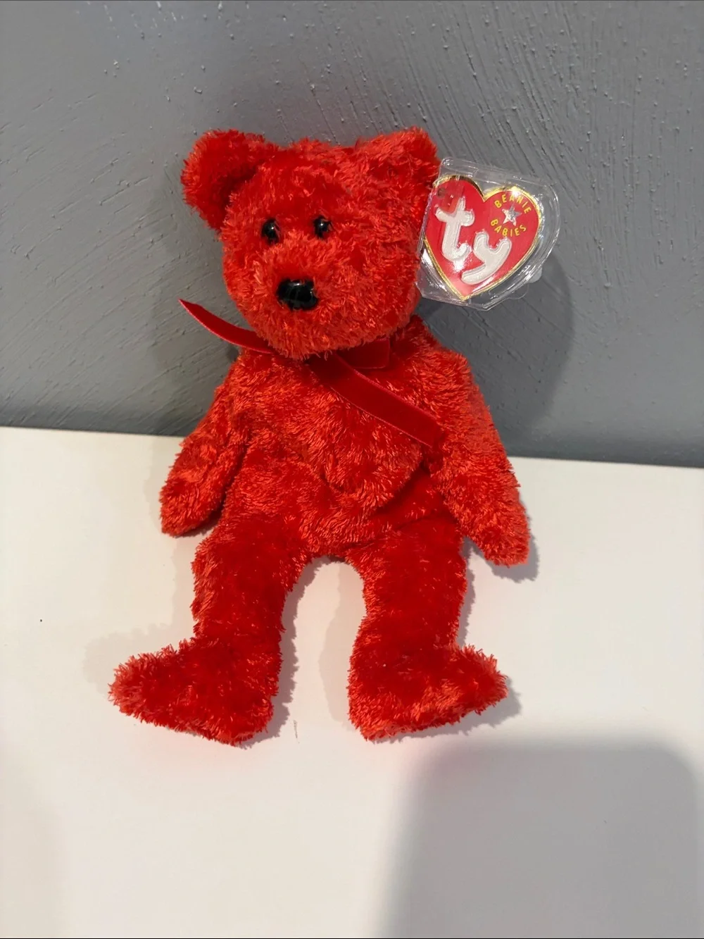 TY Beanie Baby Sizzle Bear